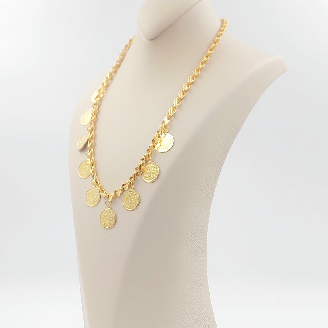 21K عقد دنانديش رشادي-مجوهرات الشيخ سعيد-Saeed Jewelry 