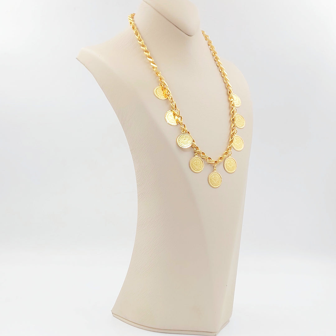 21K عقد دنانديش رشادي-مجوهرات الشيخ سعيد-Saeed Jewelry 