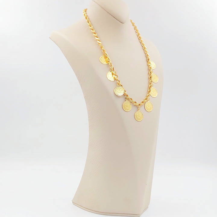 21K عقد دنانديش رشادي-مجوهرات الشيخ سعيد-Saeed Jewelry 