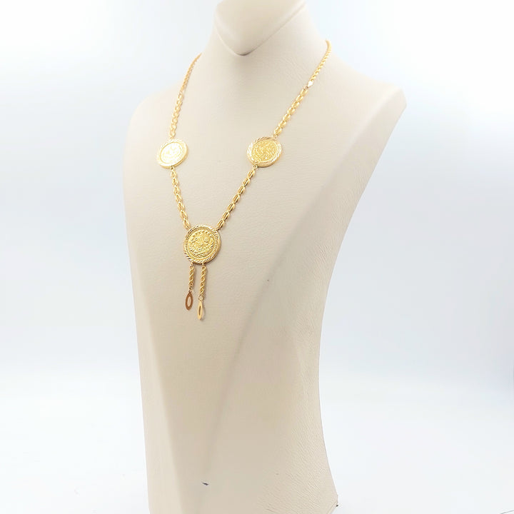 21K عقد قشرة رشادي-مجوهرات الشيخ سعيد-Saeed Jewelry 