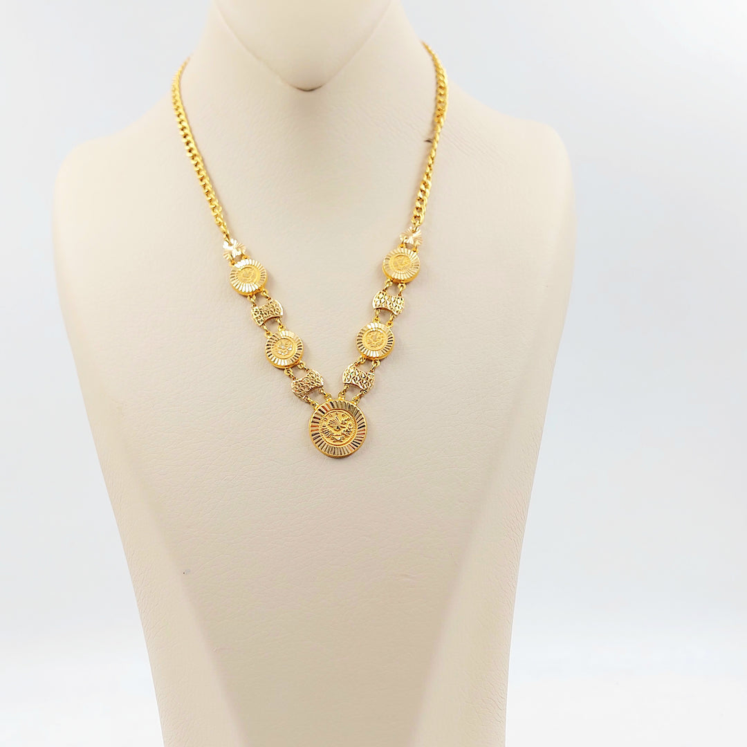 21K عقد رشادي-مجوهرات الشيخ سعيد-Saeed Jewelry 