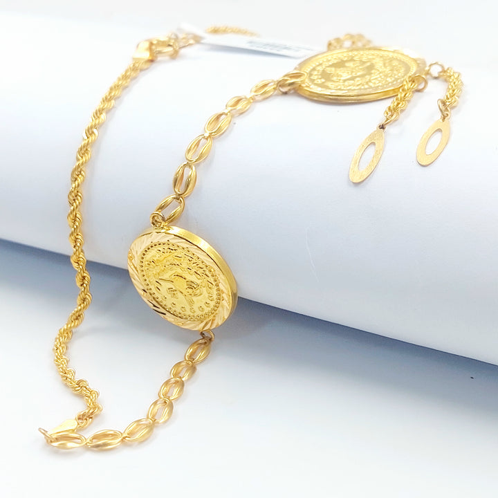 21K عقد قشرة رشادي-مجوهرات الشيخ سعيد-Saeed Jewelry 