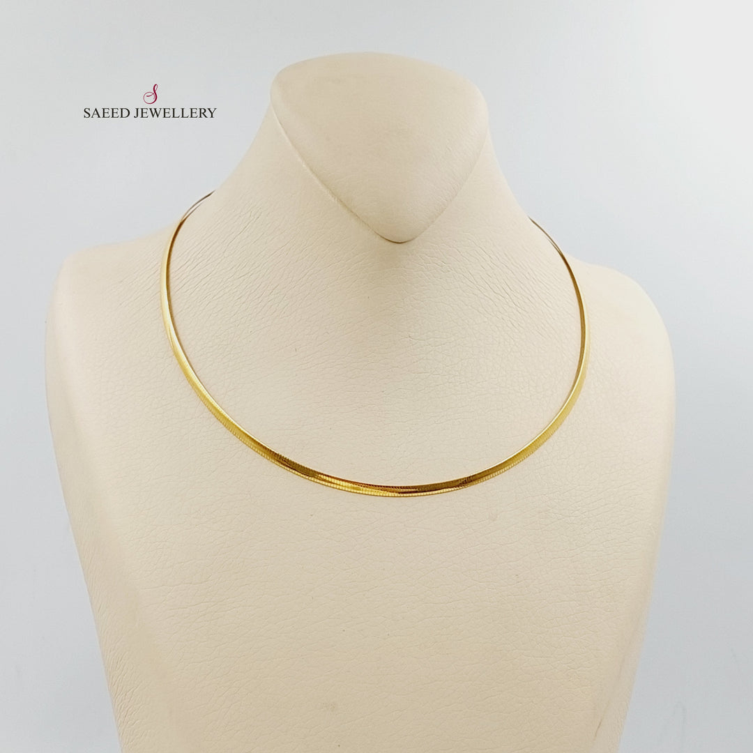 21K عقد افعى-مجوهرات الشيخ سعيد-Saeed Jewelry 