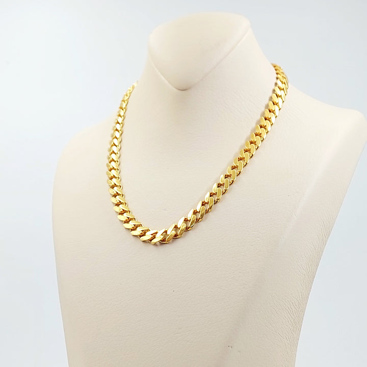21K عقد جنزير مرصع-مجوهرات الشيخ سعيد-Saeed Jewelry 