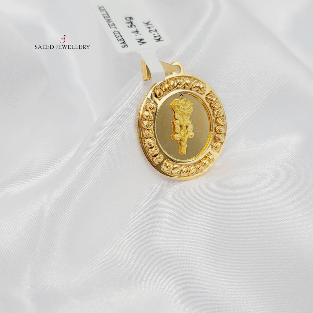 21K تعليقة اونصه طابات-مجوهرات الشيخ سعيد-Saeed Jewelry 