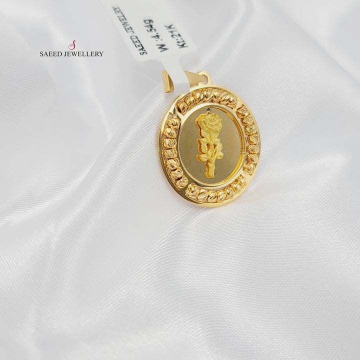 21K تعليقة اونصه طابات-مجوهرات الشيخ سعيد-Saeed Jewelry 