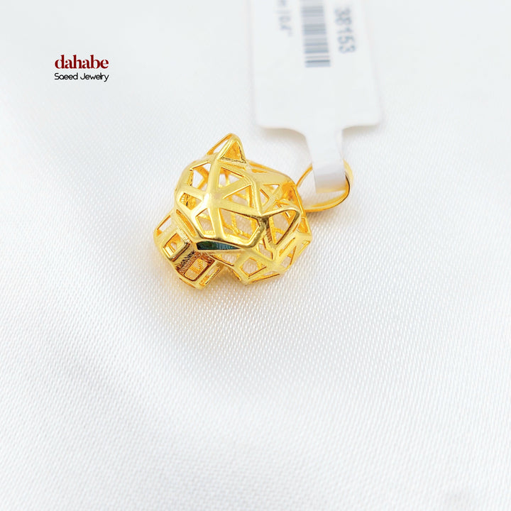 21K تعليقة تايجر اكسترا-مجوهرات الشيخ سعيد-Saeed Jewelry 