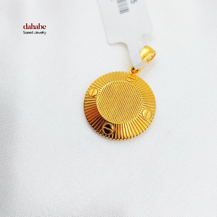 21K تعليقة اكسترا-مجوهرات الشيخ سعيد-Saeed Jewelry 