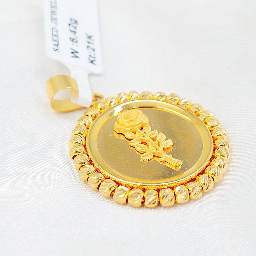 21K تعليقة اونصه اكسترا-مجوهرات الشيخ سعيد-Saeed Jewelry 