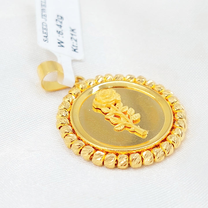 21K تعليقة اونصه اكسترا-مجوهرات الشيخ سعيد-Saeed Jewelry 