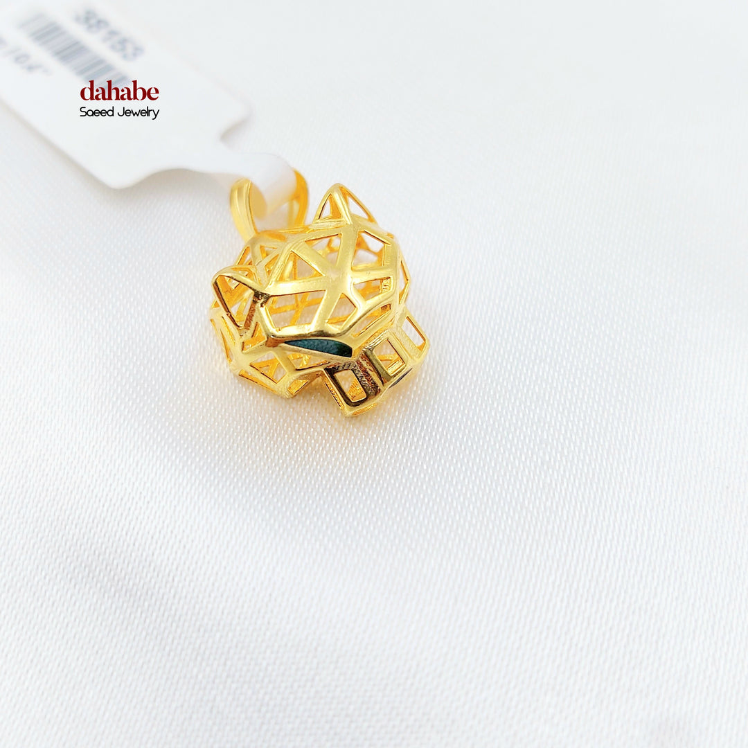 21K تعليقة تايجر اكسترا-مجوهرات الشيخ سعيد-Saeed Jewelry 