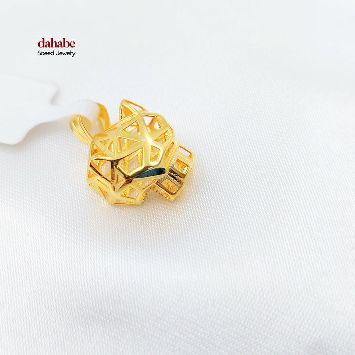 21K تعليقة تايجر اكسترا-مجوهرات الشيخ سعيد-Saeed Jewelry 