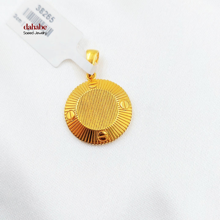21K تعليقة اكسترا-مجوهرات الشيخ سعيد-Saeed Jewelry 