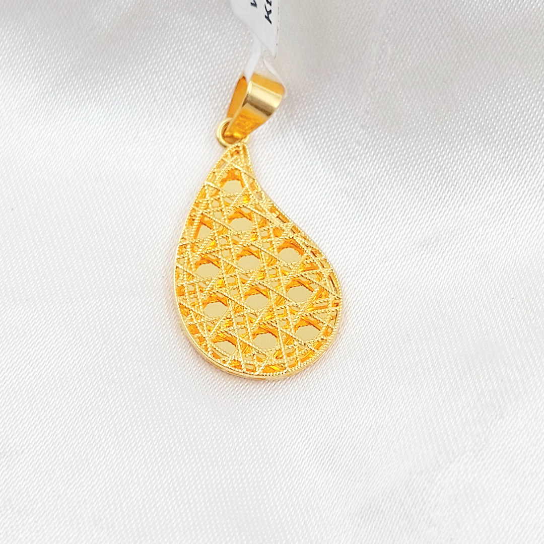 21K تعليقة دمعة اكسترا-مجوهرات الشيخ سعيد-Saeed Jewelry 