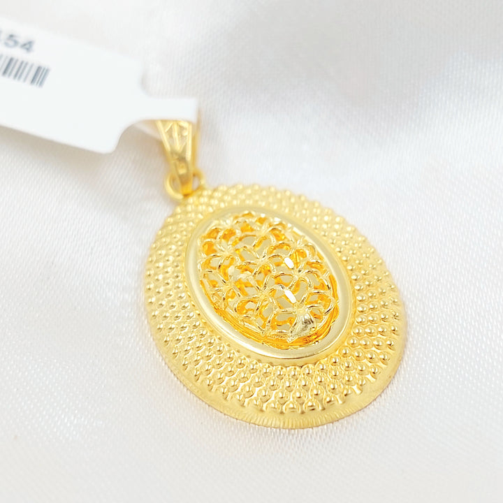 21K تعليقة دائري اكسترا-مجوهرات الشيخ سعيد-Saeed Jewelry 