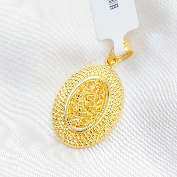 21K تعليقة دائري اكسترا-مجوهرات الشيخ سعيد-Saeed Jewelry 