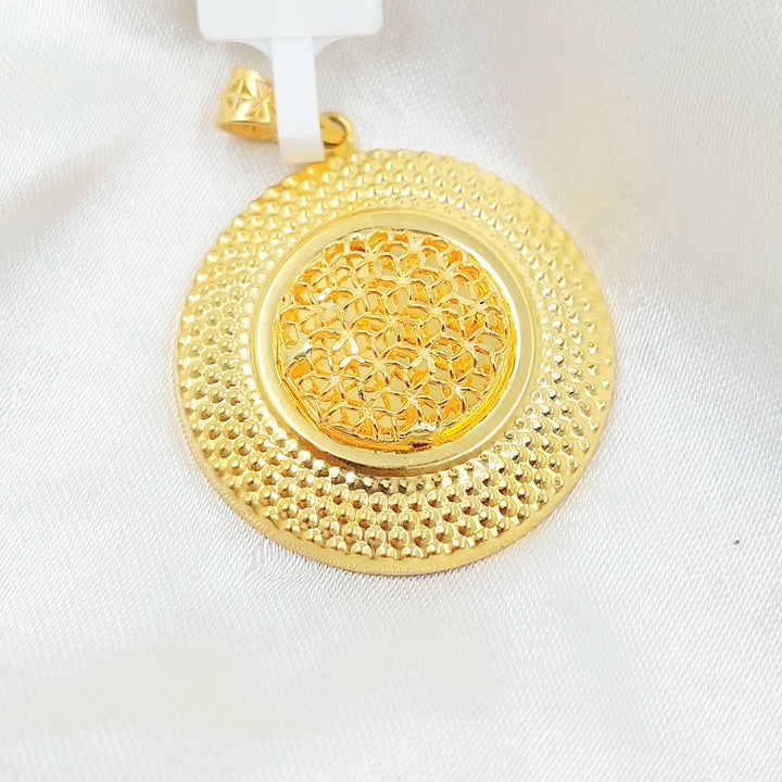 21K تعليقة دائري اكسترا-مجوهرات الشيخ سعيد-Saeed Jewelry 