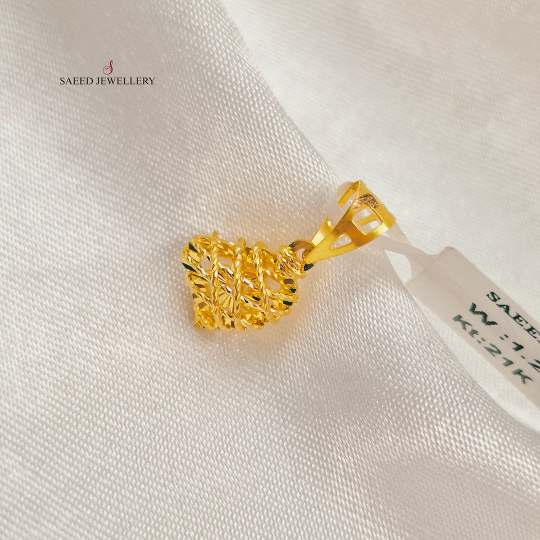 21K تعليقة خفيف اكسترا-مجوهرات الشيخ سعيد-Saeed Jewelry 