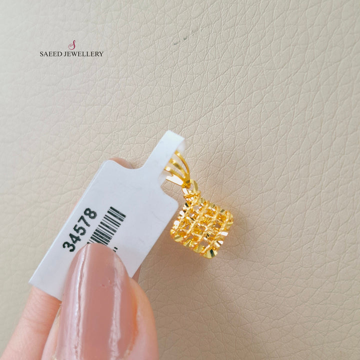 21K تعليقة خفيف اكسترا-مجوهرات الشيخ سعيد-Saeed Jewelry 