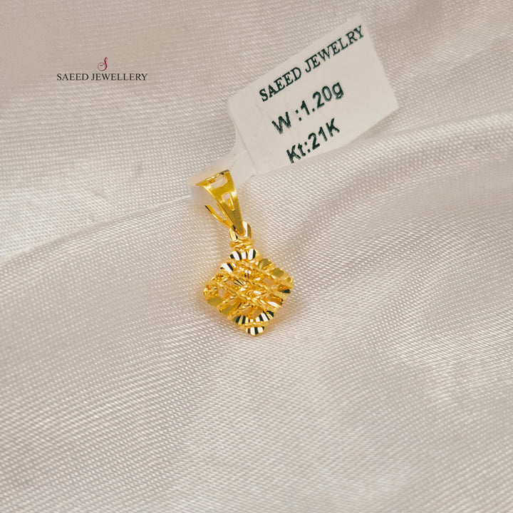 21K تعليقة خفيف اكسترا-مجوهرات الشيخ سعيد-Saeed Jewelry 