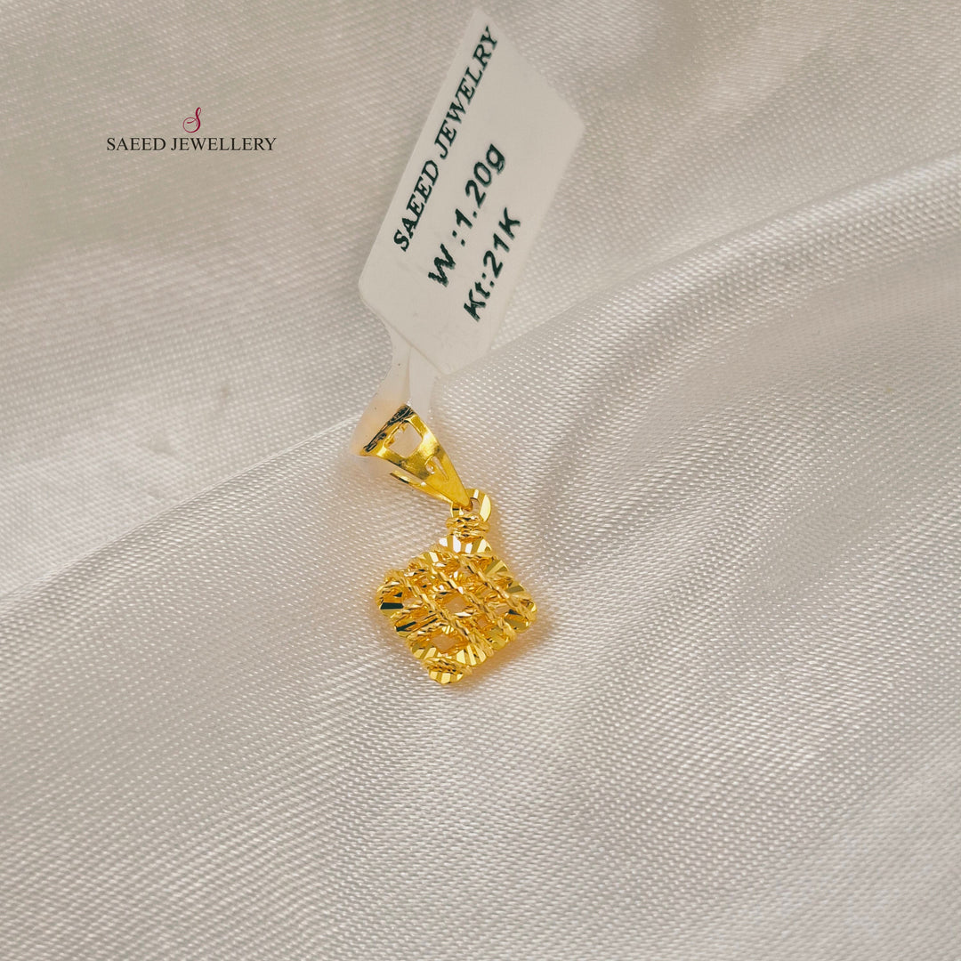 21K تعليقة خفيف اكسترا-مجوهرات الشيخ سعيد-Saeed Jewelry 