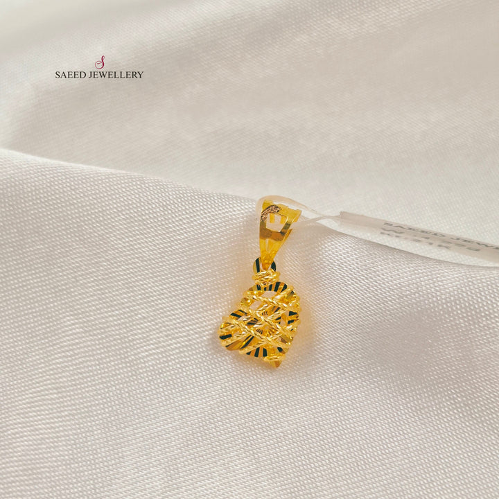 21K تعليقة خفيف اكسترا-مجوهرات الشيخ سعيد-Saeed Jewelry 