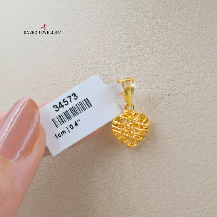 21K تعليقة خفيف اكسترا-مجوهرات الشيخ سعيد-Saeed Jewelry 