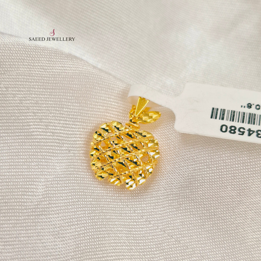 21K تعليقة خفيف اكسترا-مجوهرات الشيخ سعيد-Saeed Jewelry 