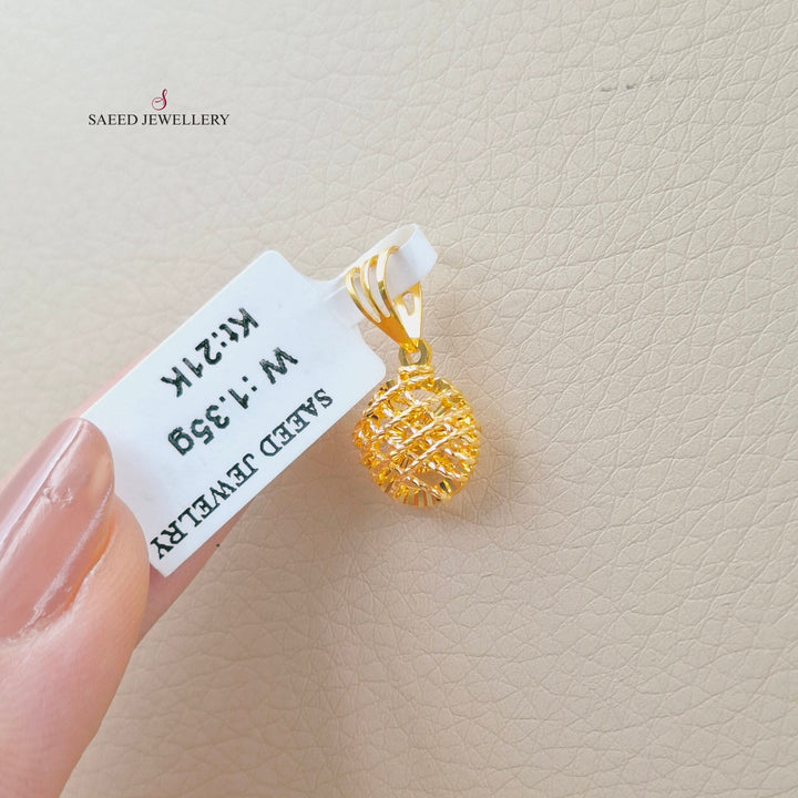 21K تعليقة خفيف اكسترا-مجوهرات الشيخ سعيد-Saeed Jewelry 