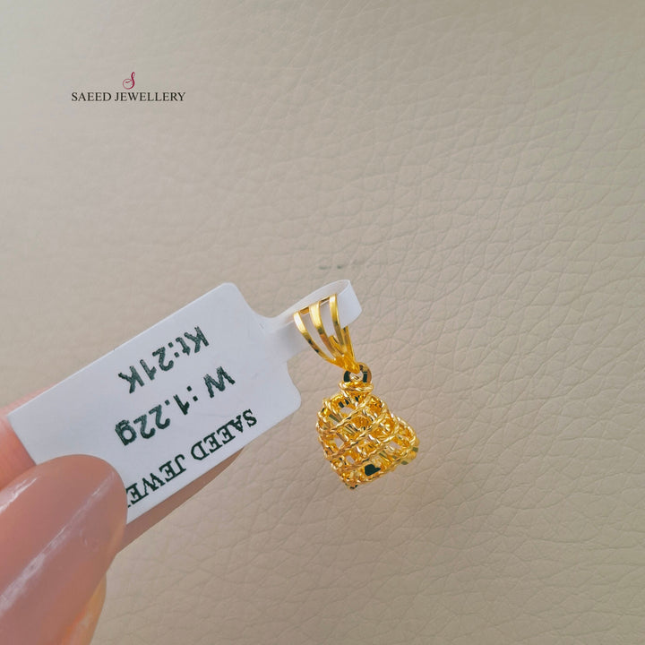 21K تعليقة خفيف اكسترا-مجوهرات الشيخ سعيد-Saeed Jewelry 