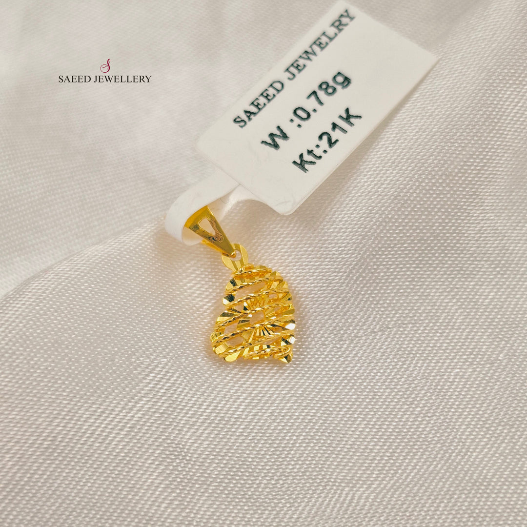 21K تعليقة خفيف اكسترا-مجوهرات الشيخ سعيد-Saeed Jewelry 