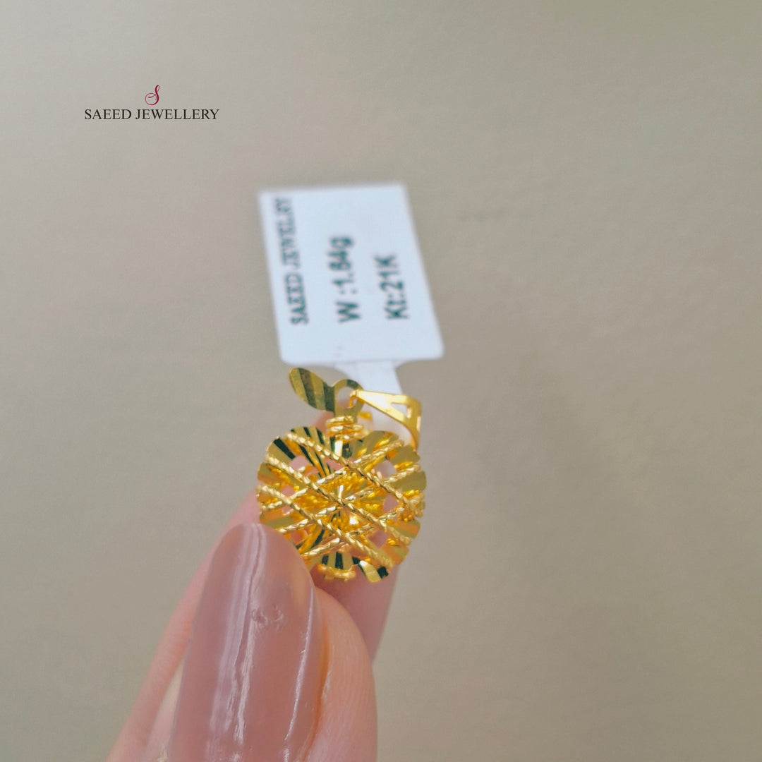 21K تعليقة خفيف اكسترا-مجوهرات الشيخ سعيد-Saeed Jewelry 