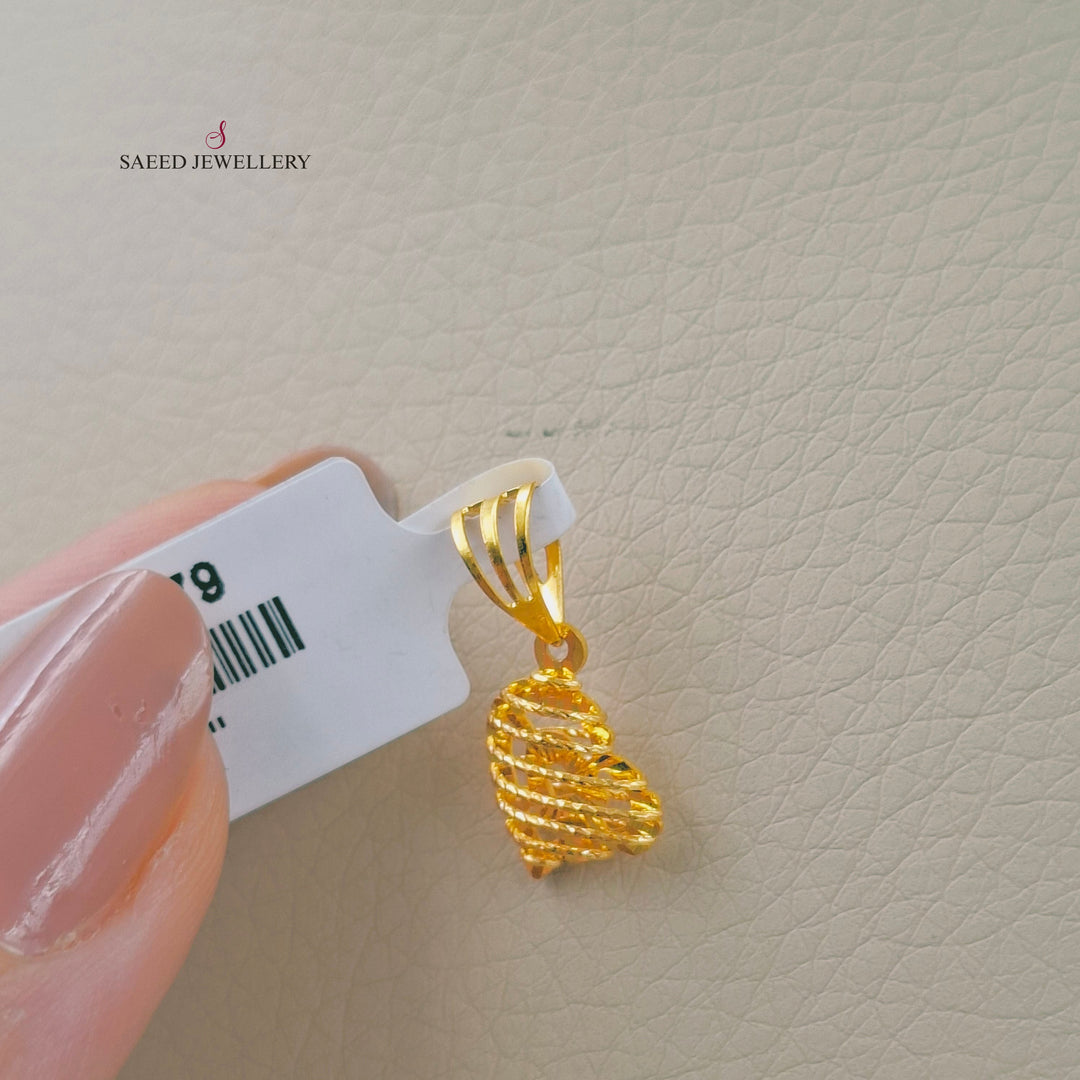 21K تعليقة خفيف اكسترا-مجوهرات الشيخ سعيد-Saeed Jewelry 