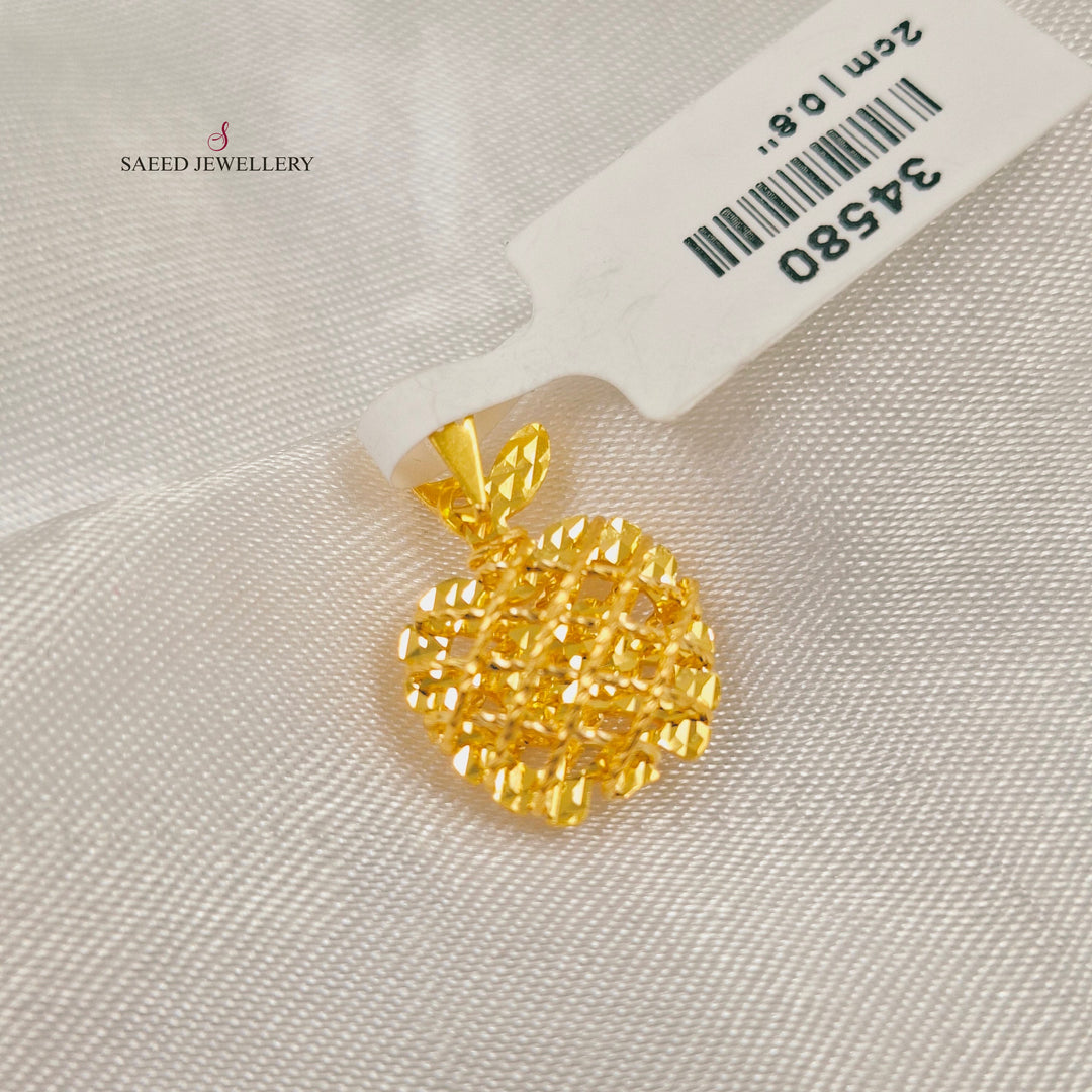 21K تعليقة خفيف اكسترا-مجوهرات الشيخ سعيد-Saeed Jewelry 