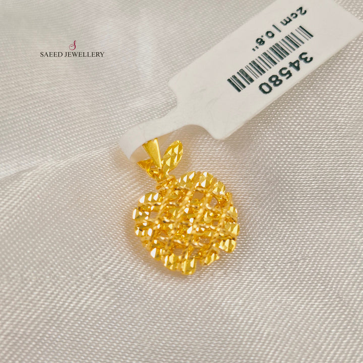 21K تعليقة خفيف اكسترا-مجوهرات الشيخ سعيد-Saeed Jewelry 