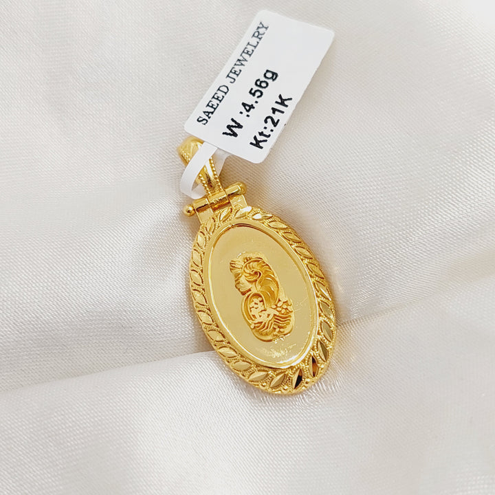 21K تعليقة اونصه اكسترا-مجوهرات الشيخ سعيد-Saeed Jewelry 