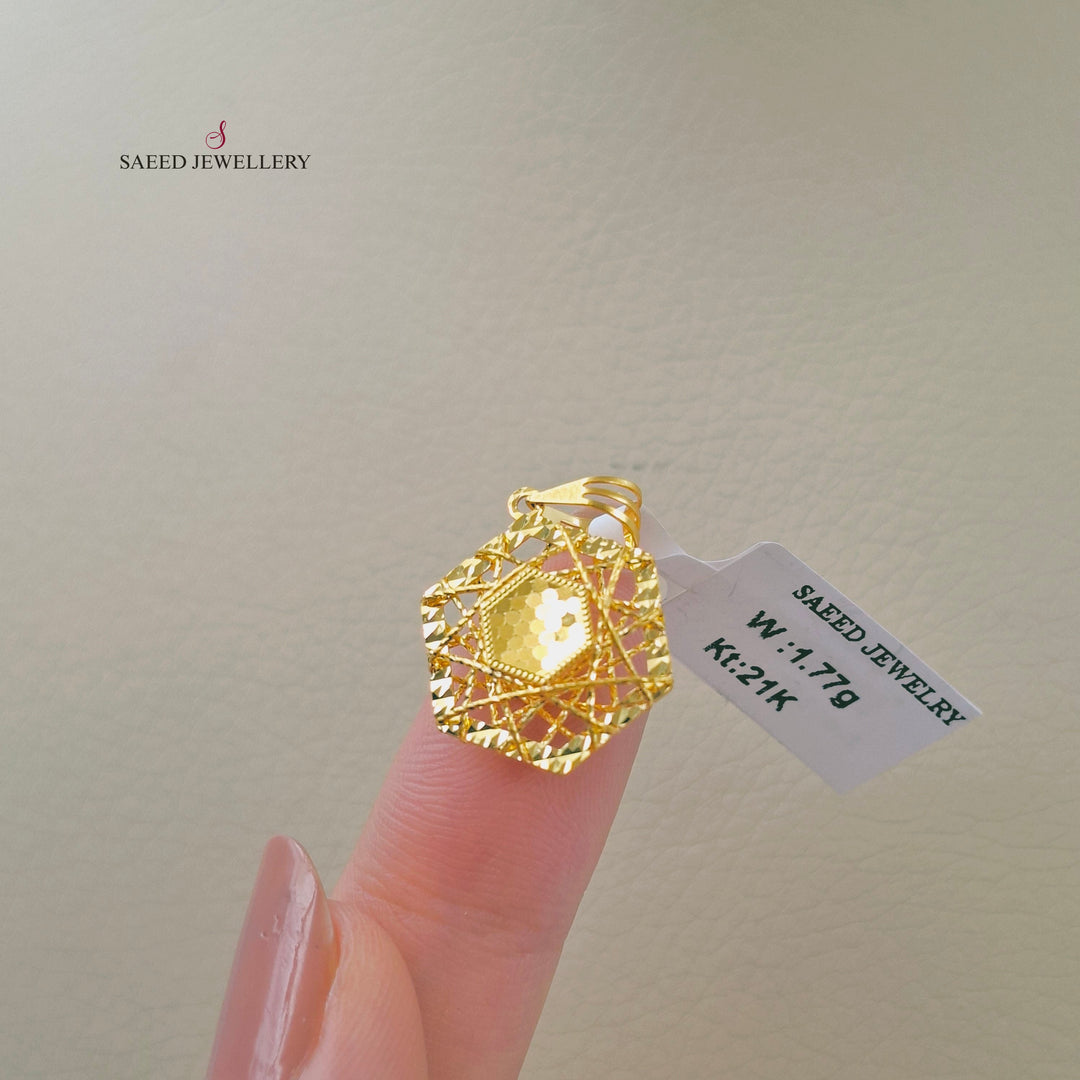 21K تعليقة اكسترا-مجوهرات الشيخ سعيد-Saeed Jewelry 