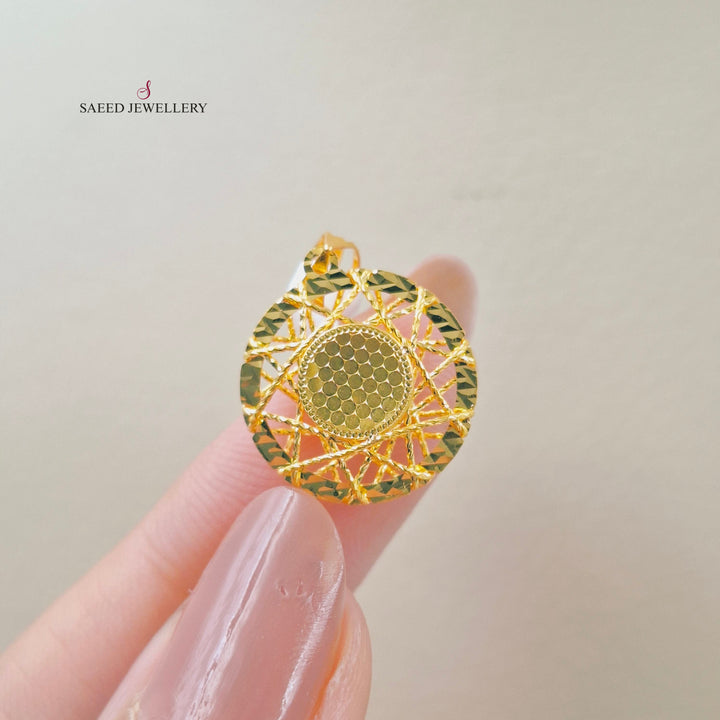 21K تعليقة اكسترا-مجوهرات الشيخ سعيد-Saeed Jewelry 