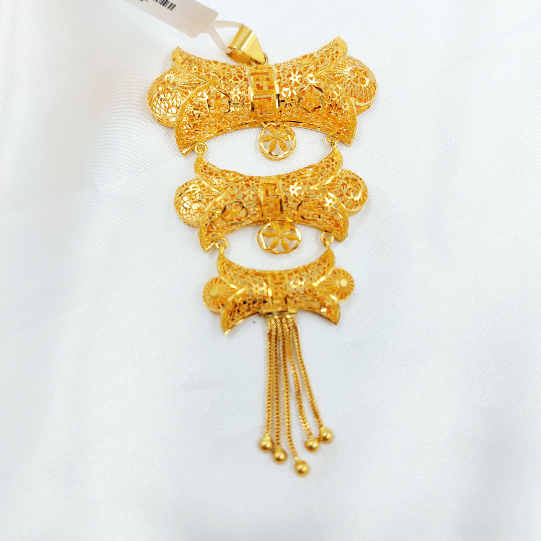 21K تعليقة شكلة اكسترا-مجوهرات الشيخ سعيد-Saeed Jewelry 