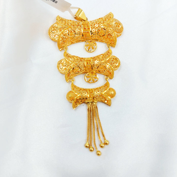 21K تعليقة شكلة اكسترا-مجوهرات الشيخ سعيد-Saeed Jewelry 