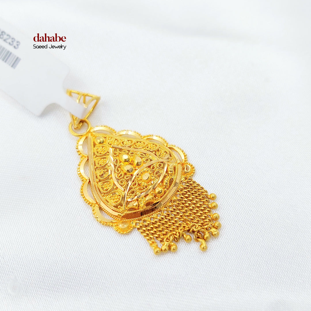 21K تعليقة هندي-مجوهرات الشيخ سعيد-Saeed Jewelry 