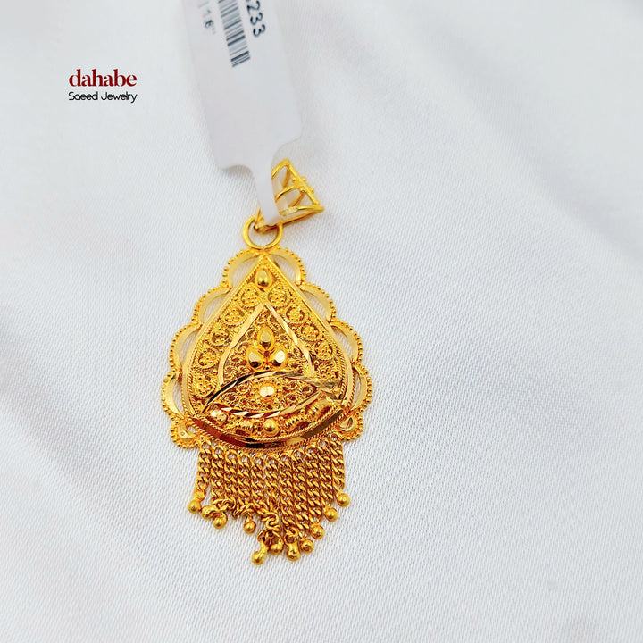 21K تعليقة هندي-مجوهرات الشيخ سعيد-Saeed Jewelry 
