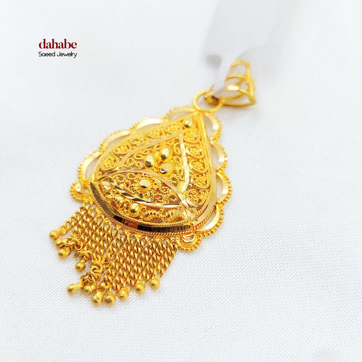 21K تعليقة هندي-مجوهرات الشيخ سعيد-Saeed Jewelry 