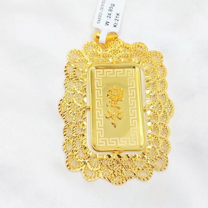21K تعليقة اونصه-مجوهرات الشيخ سعيد-Saeed Jewelry 
