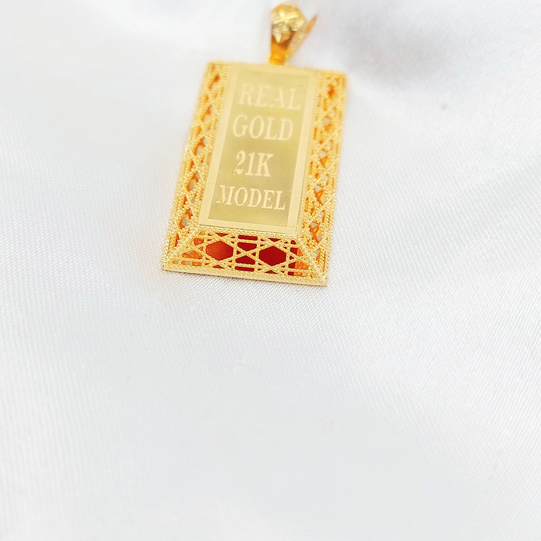 21K تعليقة اونصه-مجوهرات الشيخ سعيد-Saeed Jewelry 