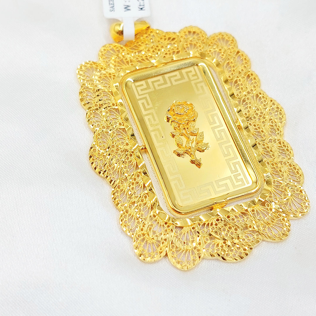 21K تعليقة اونصه-مجوهرات الشيخ سعيد-Saeed Jewelry 