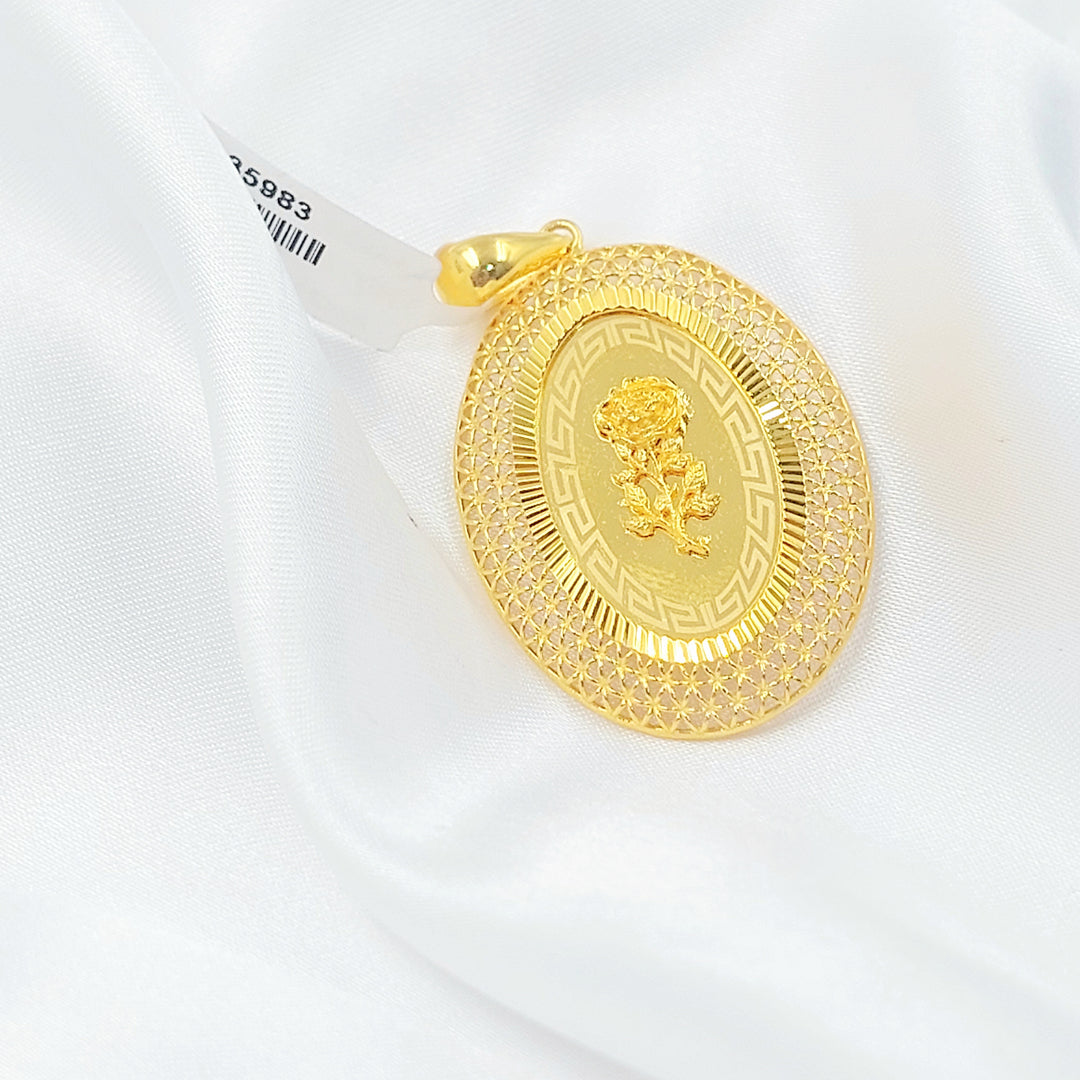 21K تعليقة اونصه-مجوهرات الشيخ سعيد-Saeed Jewelry 