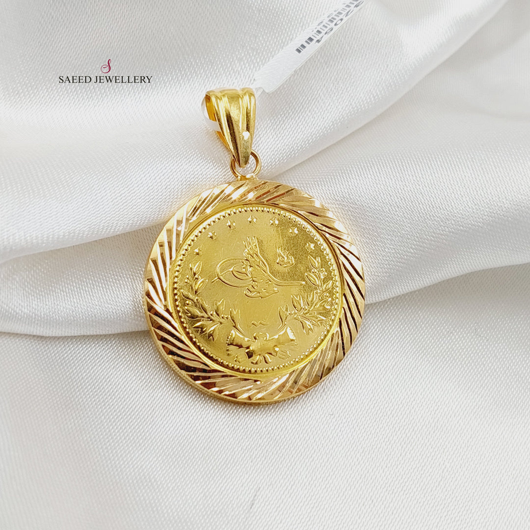 21K تعليقة رشادي قشرة-مجوهرات الشيخ سعيد-Saeed Jewelry 