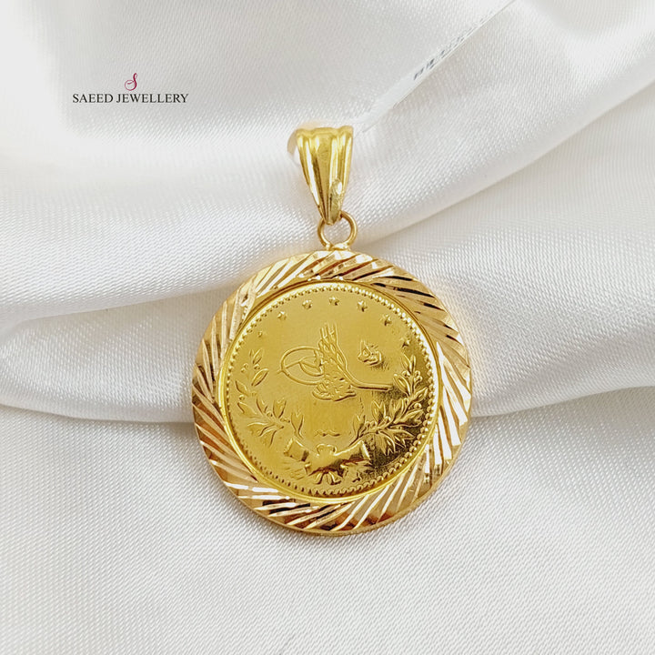 21K تعليقة رشادي قشرة-مجوهرات الشيخ سعيد-Saeed Jewelry 