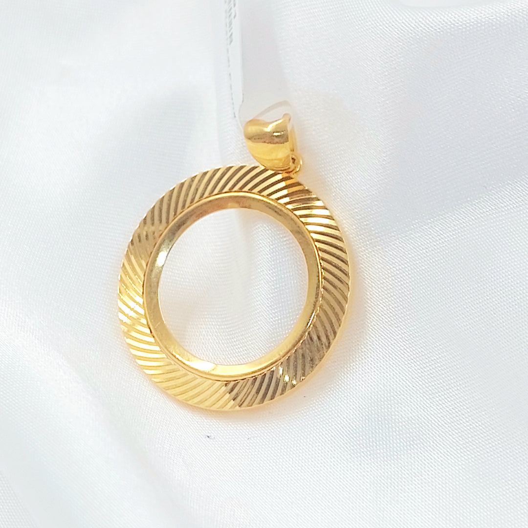 21K تعليقة برواز رشادي-مجوهرات الشيخ سعيد-Saeed Jewelry 